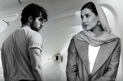 عکس | شروین حاجی‌پور با پریناز ایزدیار در یک فیلم 
