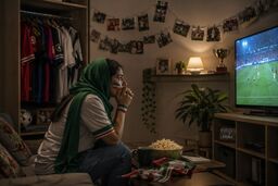 زنانی که فوتبال را عاشقانه‌تر از مردان دنبال می‌کنند، اما کمتر دیده می‌شوند