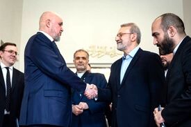 دیدار وزیر انرژی روسیه با علی لاریجانی