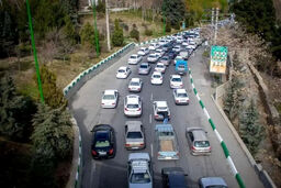 انسداد چالوس و ترافیک سنگین در محورهای شمالی