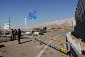 جاده چالوس مسدود شد
