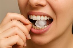 جویدن یخ؛ عادتی کوچک با خطر بزرگ برای دندان‌ها