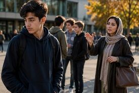 چرا نوجوان‌ها از دیده‌شدن کنار والدینشان خجالت می‌کشند