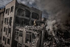 تصاویری از حملات دشمن به مناطق مسکونی تهران