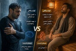 سونا و دوش آب سرد؛ از کاهش درد تا افسانه سم‌زدایی