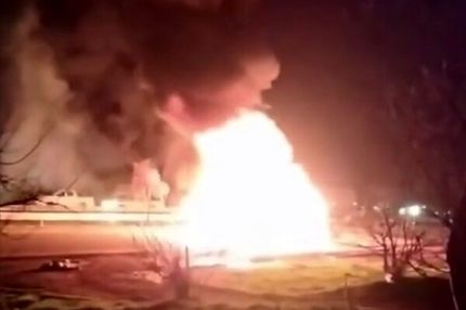 حمله پهپادی به خودرویی در اقلیم کردستان عراق+ فیلم