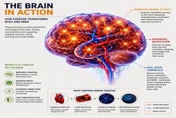 مغز هنگام ورزش چه تغییراتی را تجربه می‌کند؟