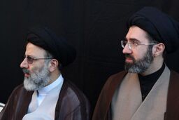 تصاویر کمتر دیده شده از آیت الله سید مجتبی خامنه ای و شهید رئیسی سال ۹۱