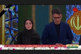 ببینید | بغض مجری زن تلویزیون روی آنتن زنده در کنار مهدی توتونچی 